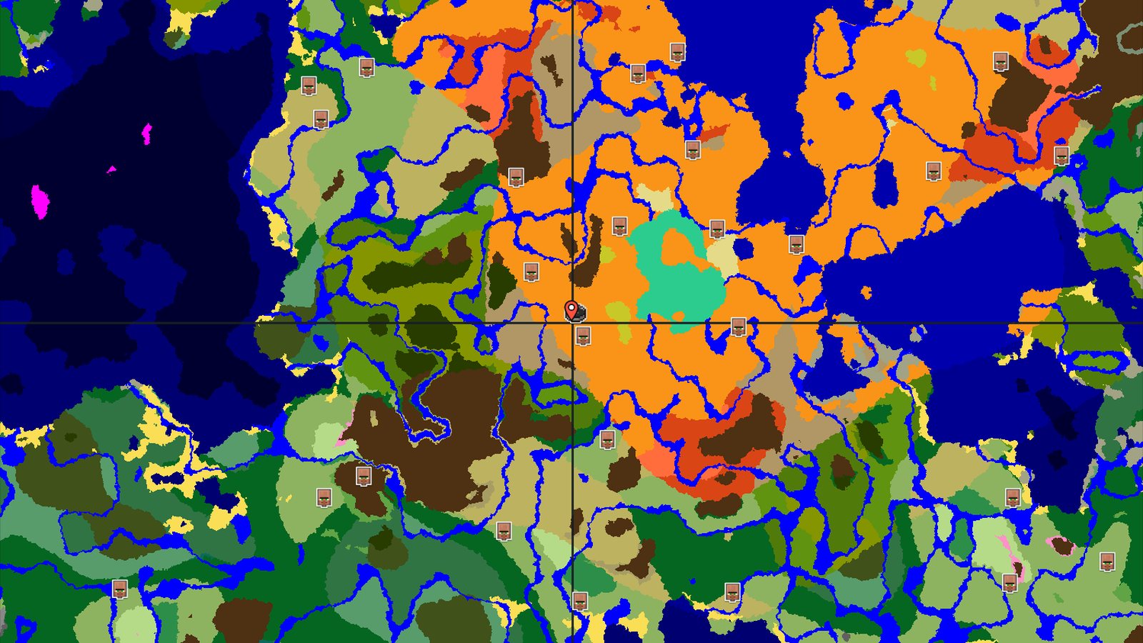 Desert Spawn with Nearby Badlands and Jungles — Minecraft seed preview