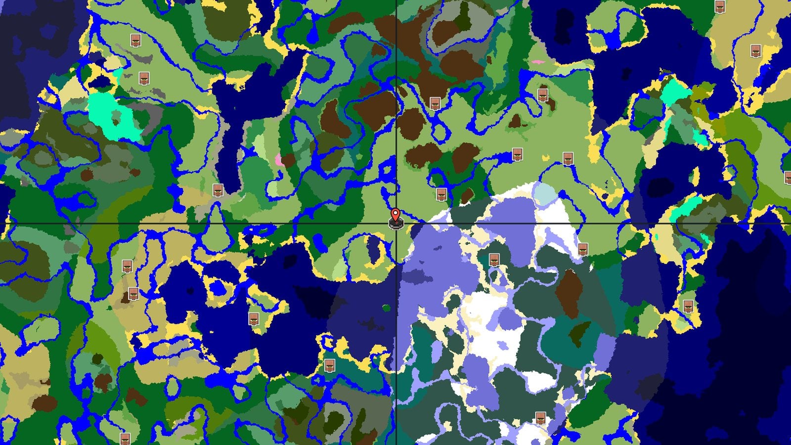 Mineshaft at Spawn with Woodland Mansion Under Nine Hundred Blocks — Minecraft seed preview