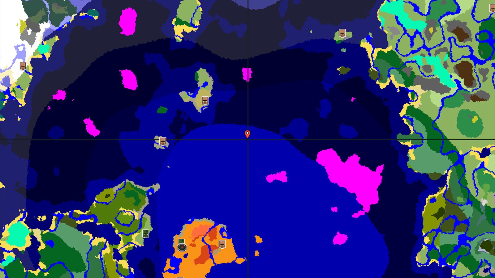Desert Spawn with Nearby Village and Stronghold — Minecraft seed preview