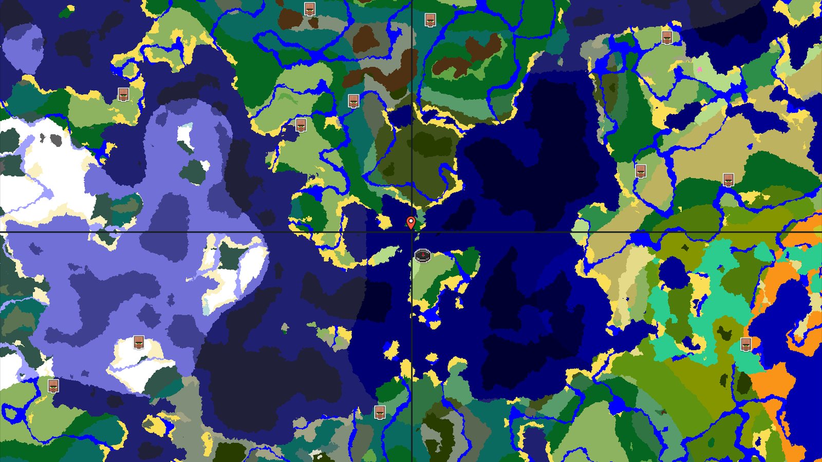 Survival Island with a Nearby Shipwreck — Minecraft seed preview