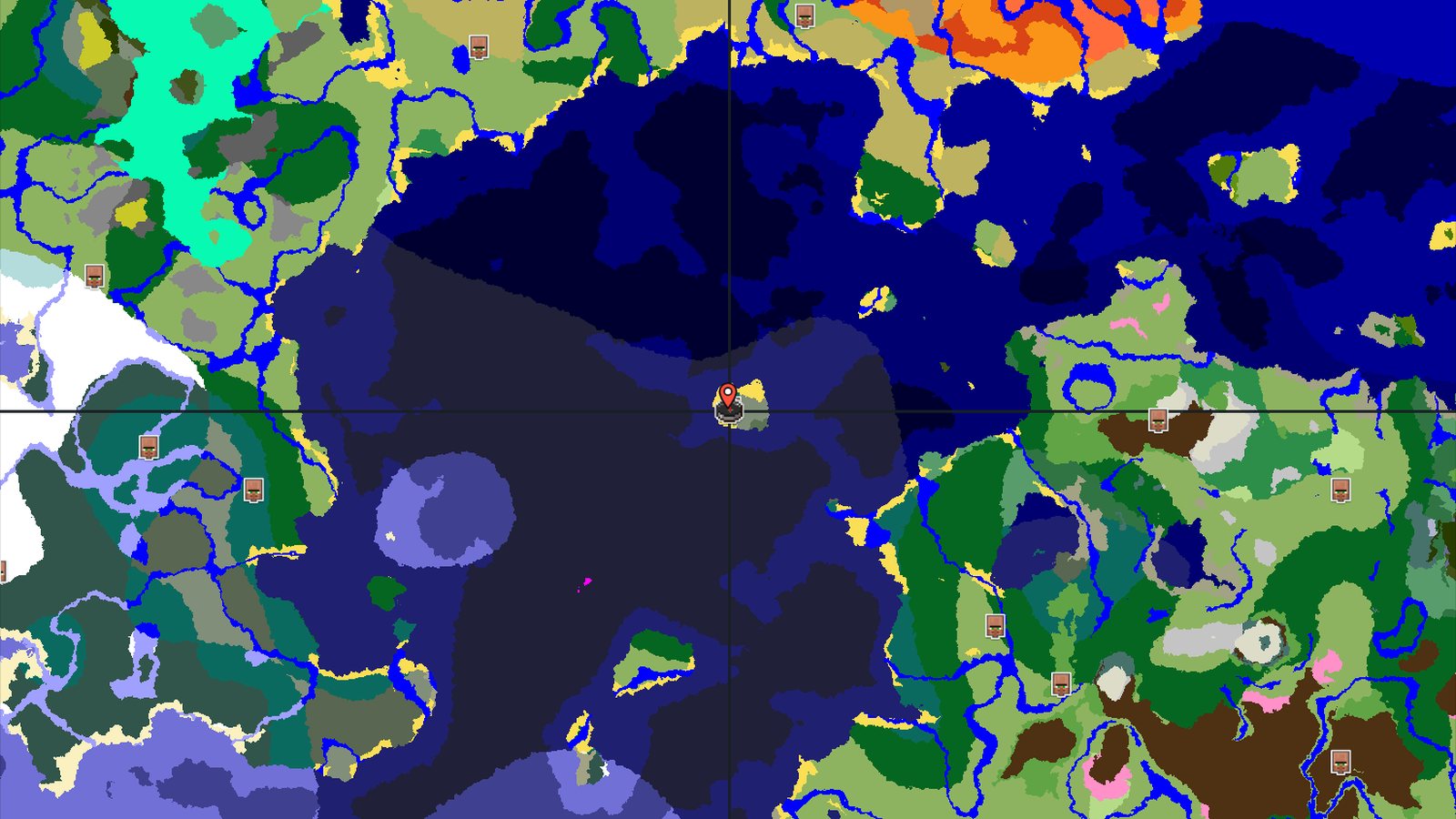 An Island Taiga Start with Nearby Village and Portal — Minecraft seed preview