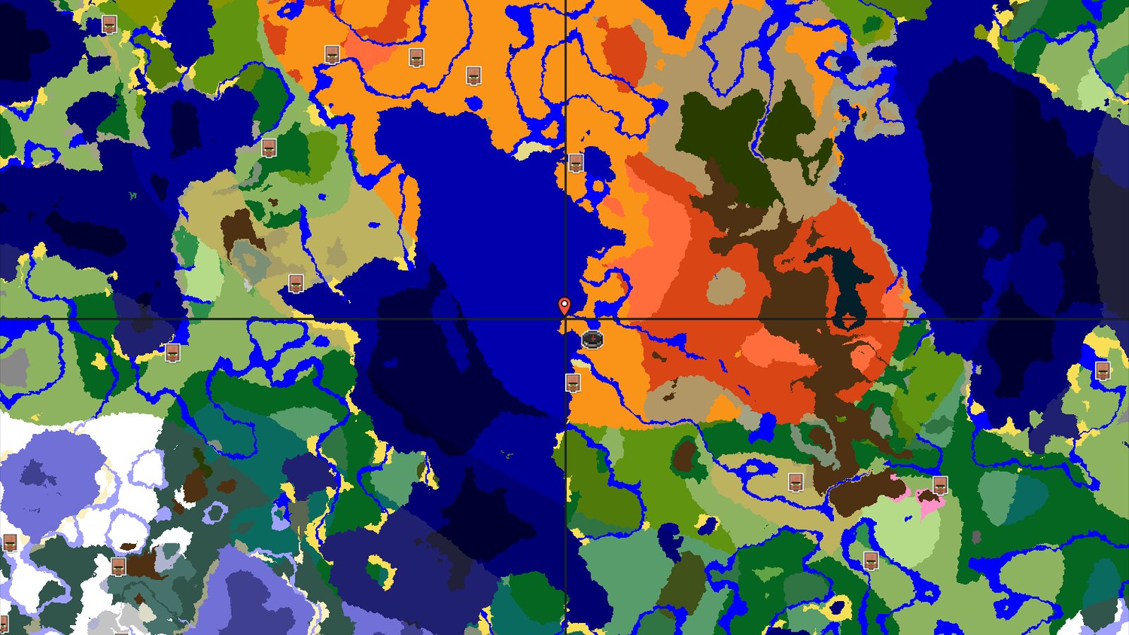 Desert Spawn with Eroded Badlands and Trial Chambers — Minecraft seed preview