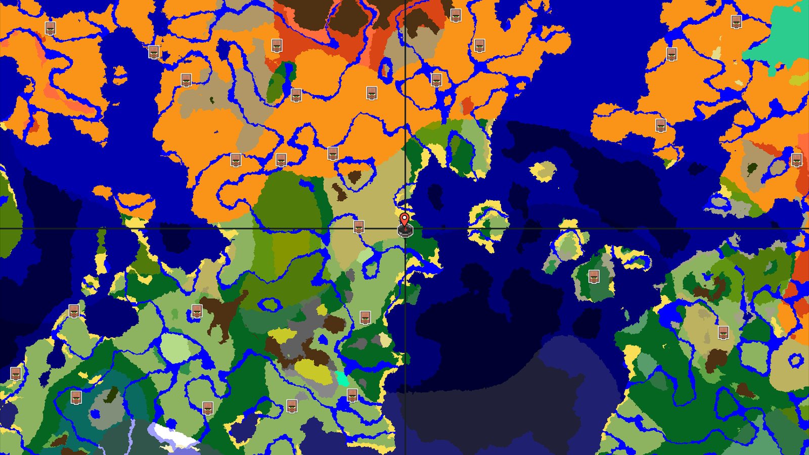 Forest Spawn with Flower Forest Nearby — Minecraft seed preview