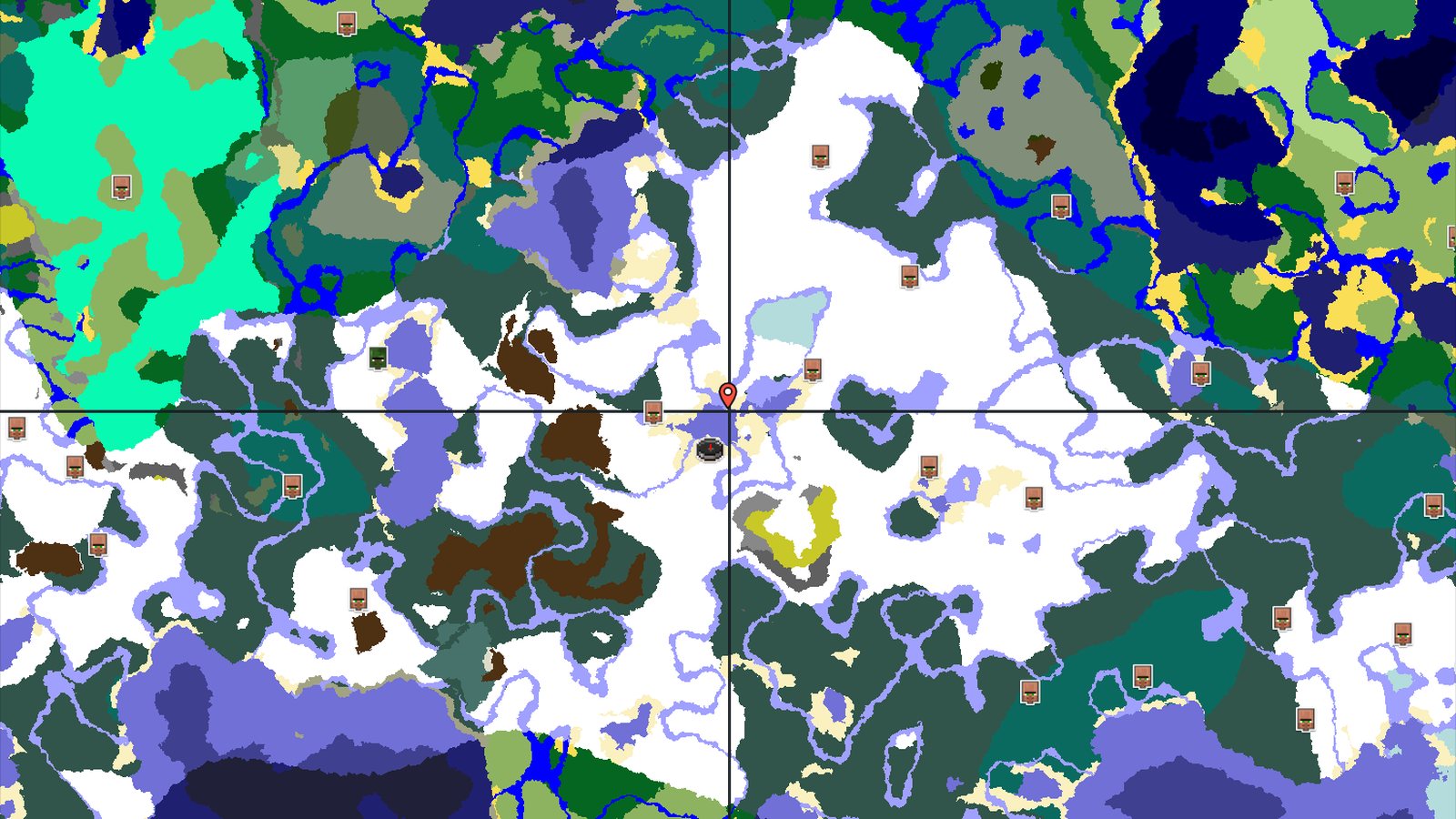 A Cold Start With Close Underground Riches — Minecraft seed preview