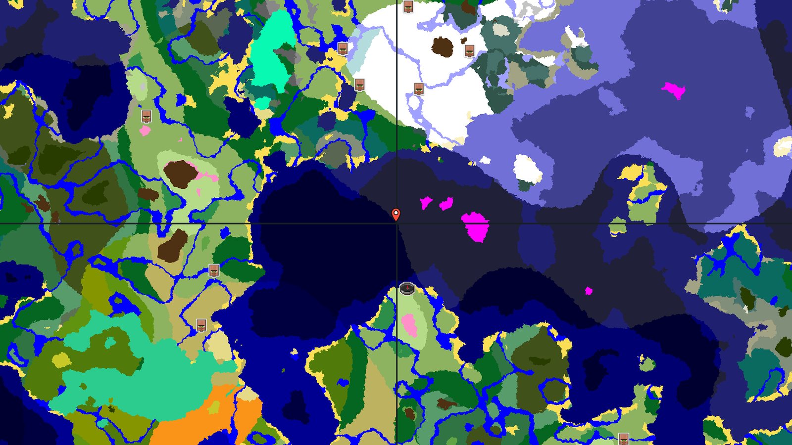 Mushroom Island and Cherry Blossom Grove — Minecraft seed preview