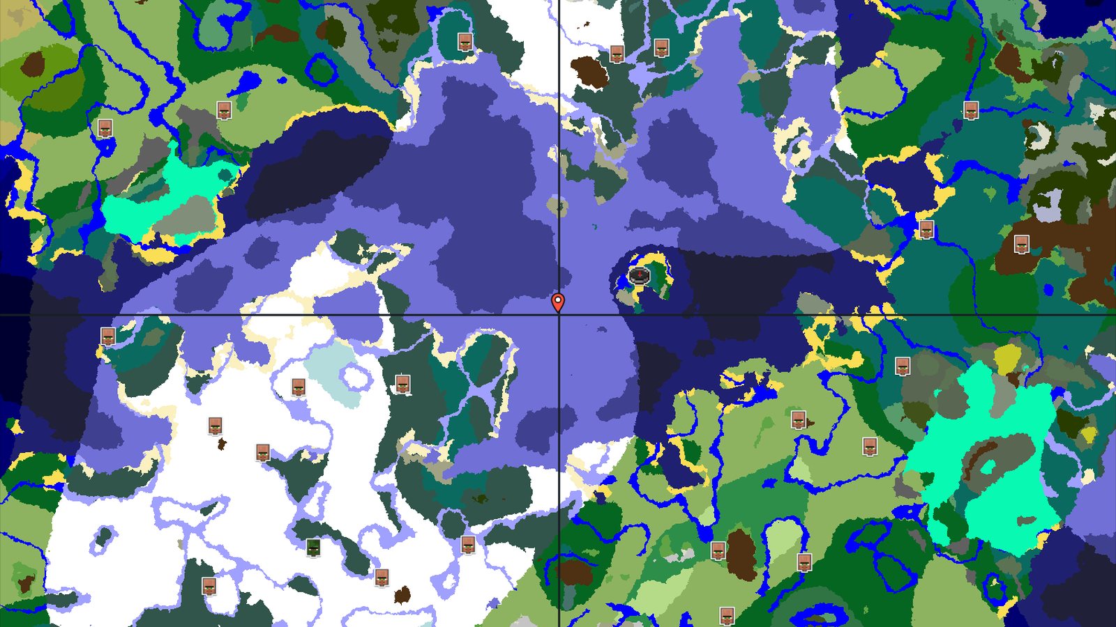 Island Taiga Spawn with Nearby Trial Chambers — Minecraft seed preview