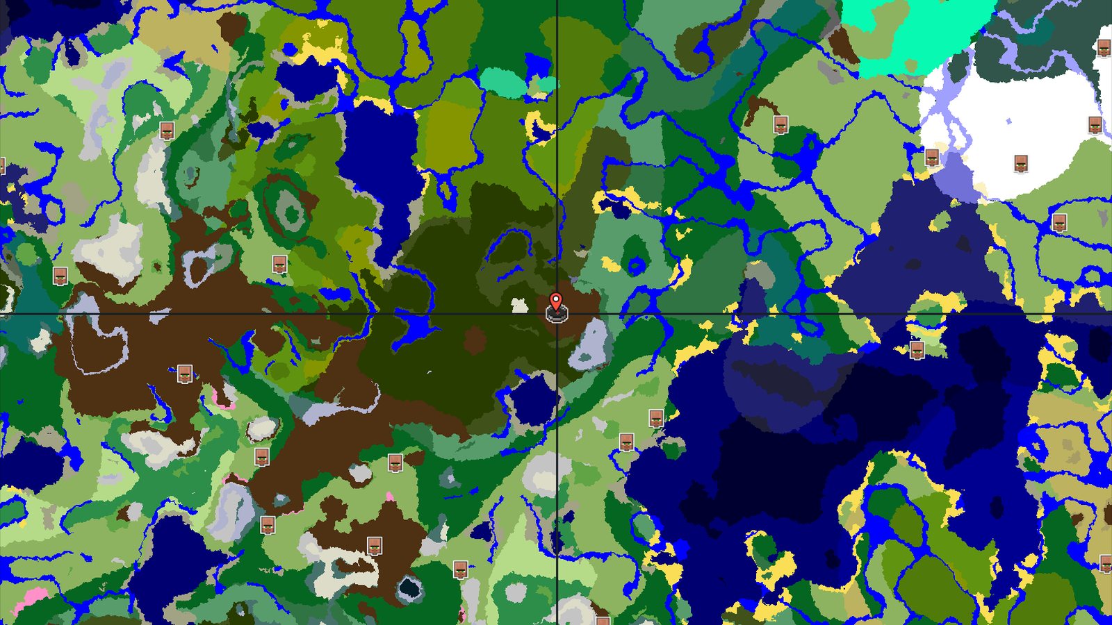 Dark Forest Spawn Near Peaks and a Rare Garden — Minecraft seed preview