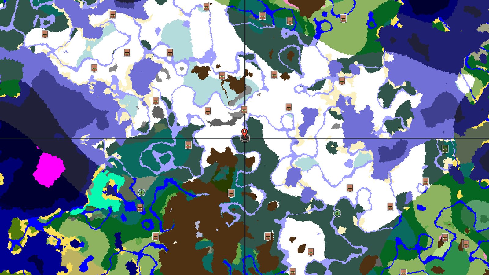 Snowy Taiga Village — Minecraft seed preview
