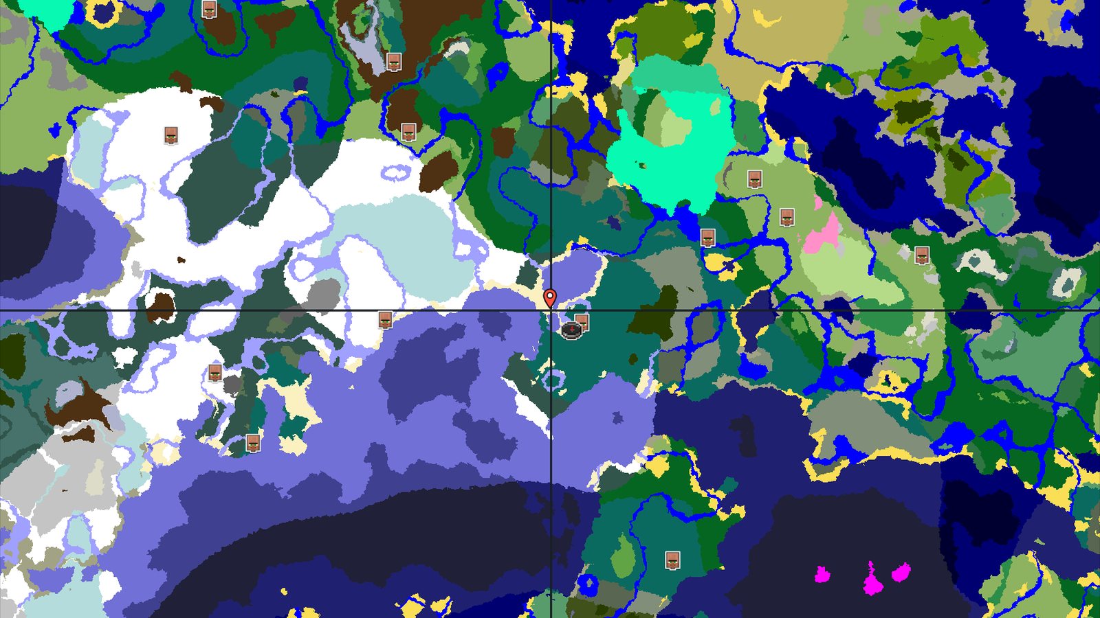 Spawn in Taiga with a Nearby Village Blacksmith — Minecraft seed preview