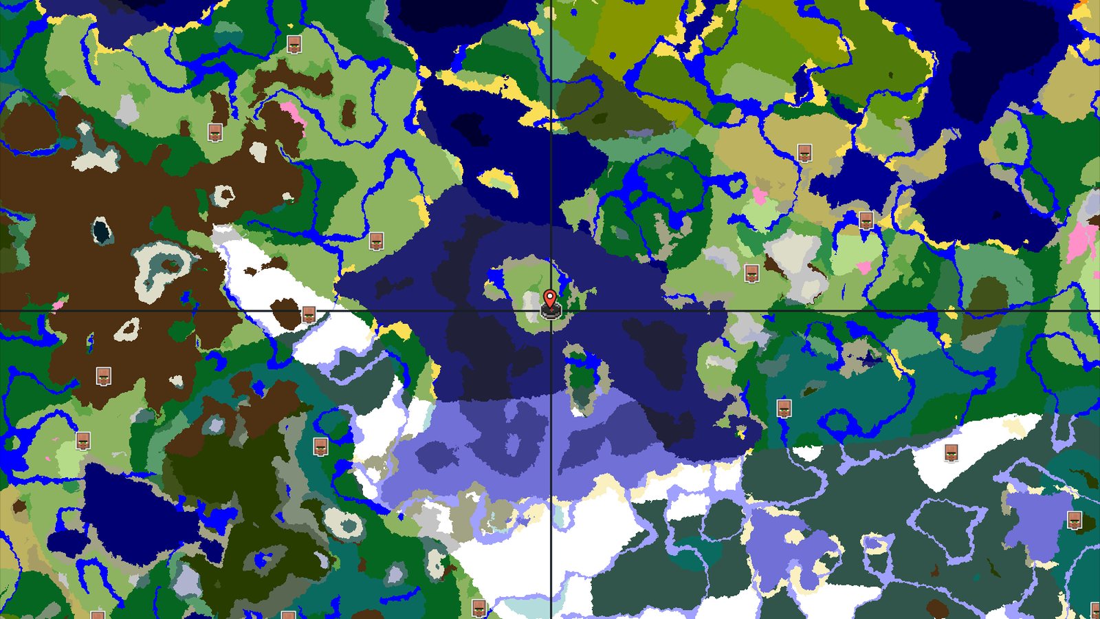 Spawn on a Coastal Plain with Nearby Snowy Slopes — Minecraft seed preview