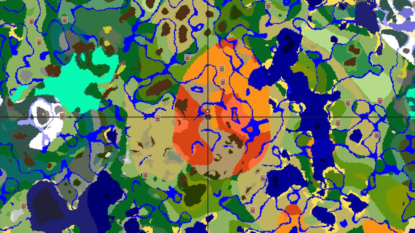 Desert Spawn with Nearby Badlands and a Trial Chamber — Minecraft seed preview