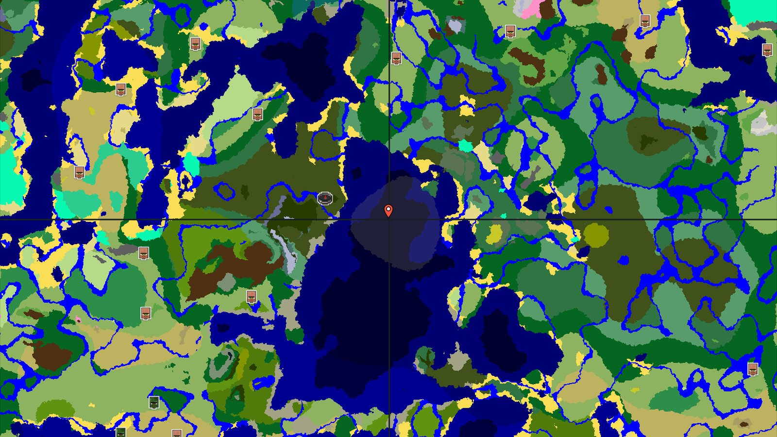 Dark Forest Spawn with Nearby Trial Chambers — Minecraft seed preview