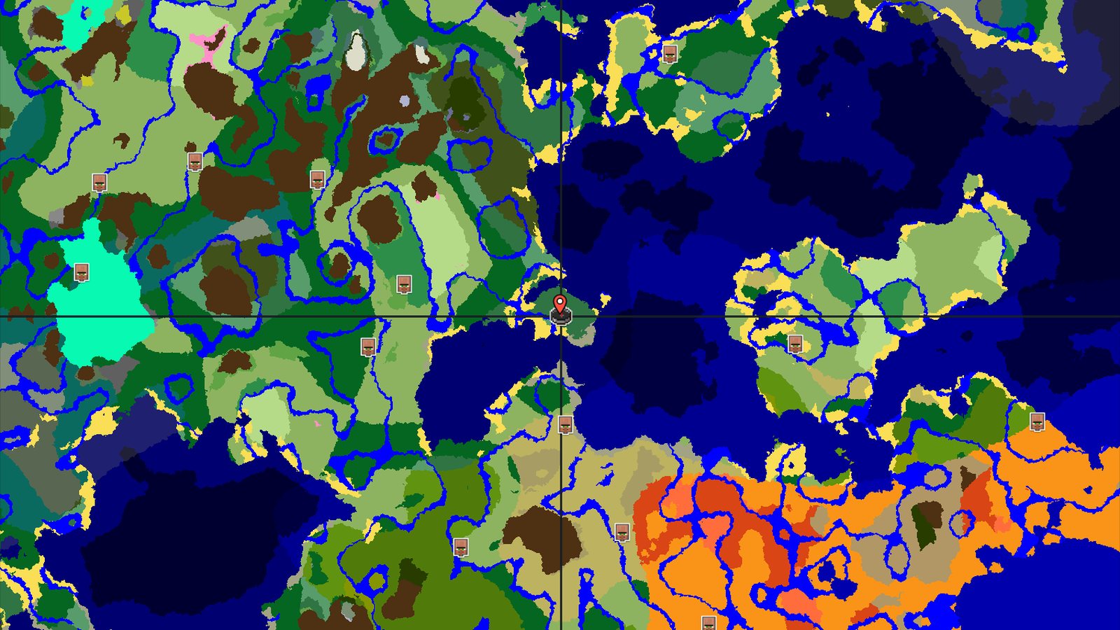 A Birch Forest Island Start with Close Structures — Minecraft seed preview