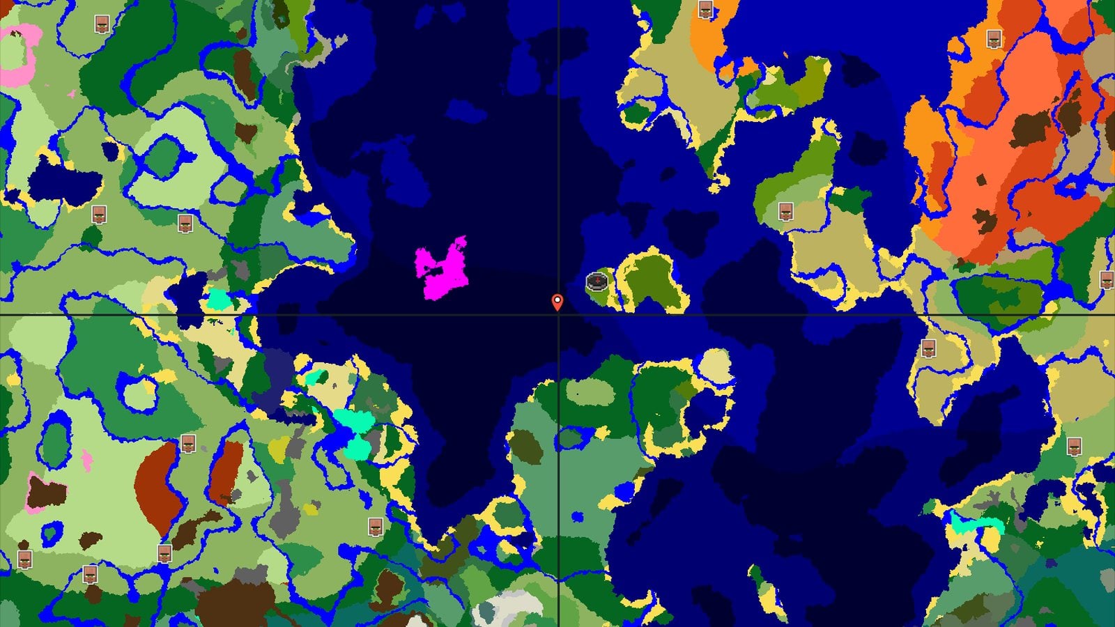 Bamboo Jungle Island — Minecraft seed preview