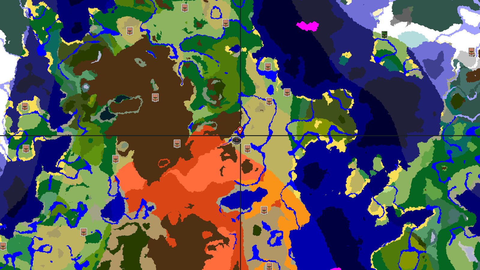 Savanna Spawn Near Village and Ancient City — Minecraft seed preview