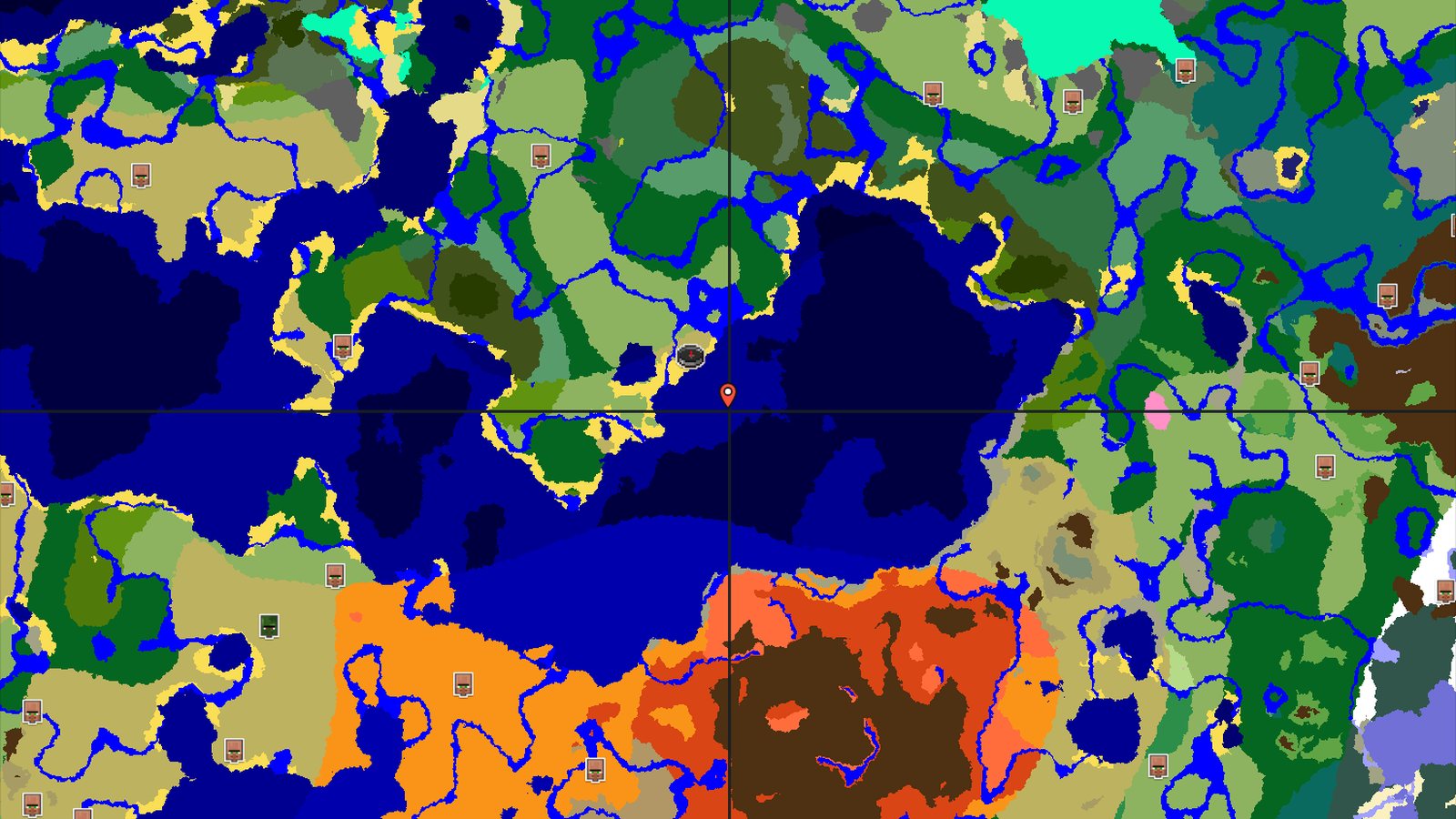 Savanna Coastline with Distant Mansion and Ancient City — Minecraft seed preview