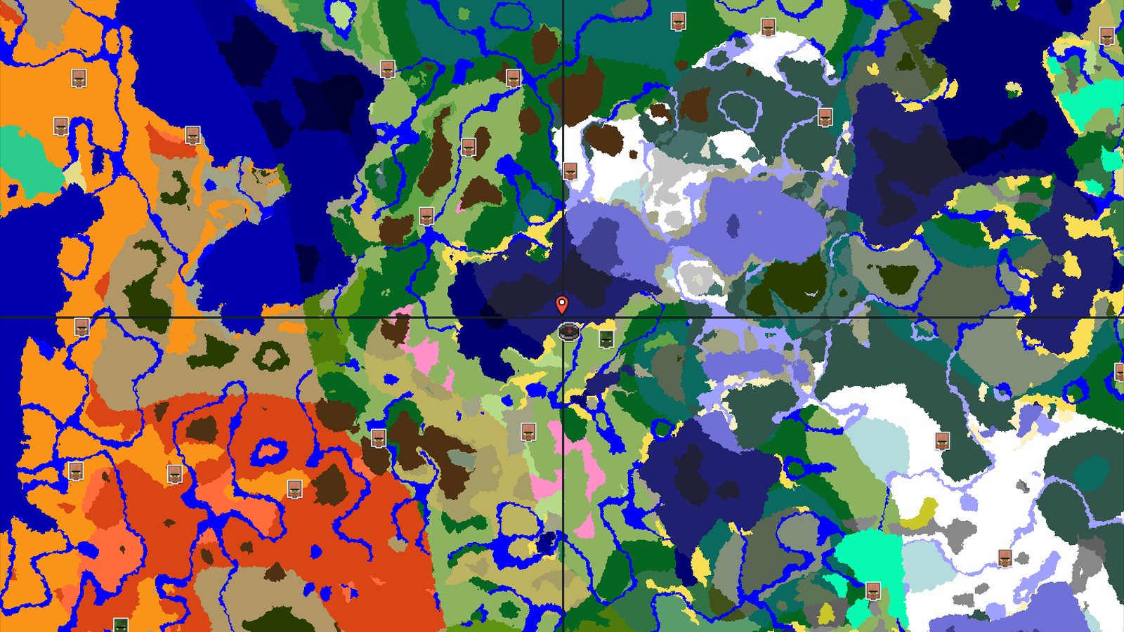 Spawn in Plains with an Abandoned Village Nearby — Minecraft seed preview