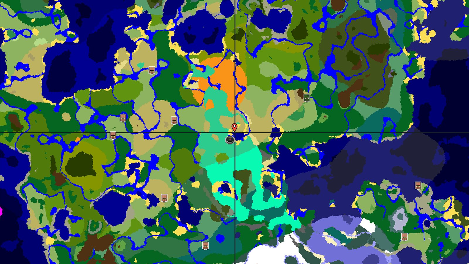 Mangrove Swamp Spawn with Nearby Trial Chambers — Minecraft seed preview