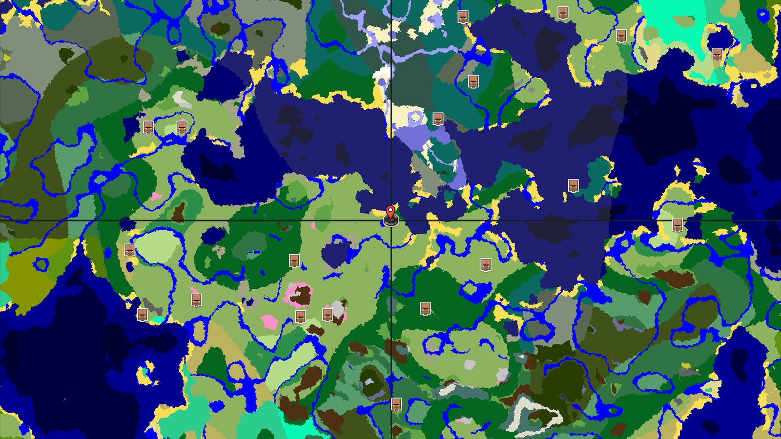 A River Runs Through It, With Plenty of Ocean Nearby — Minecraft seed preview