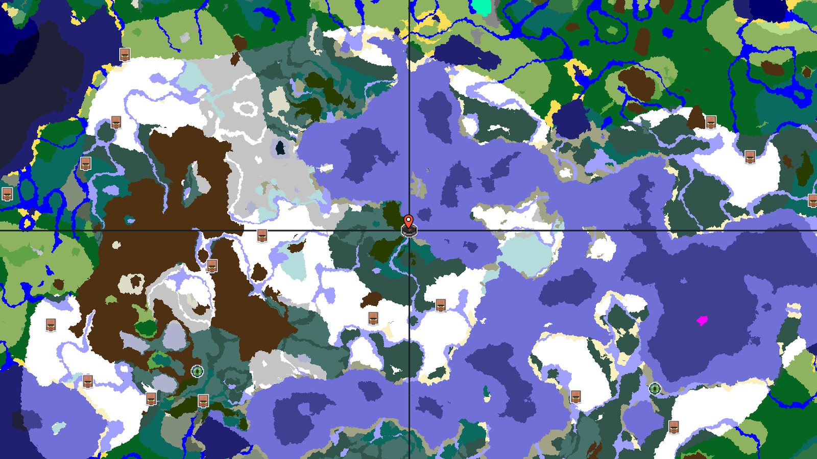 Ocean Monument with a Ancient City — Minecraft seed preview