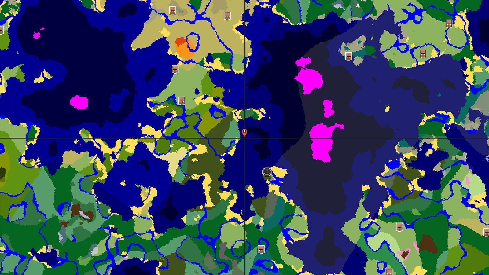 Dark Forest Spawn with Nearby Trial Chambers — Minecraft seed preview