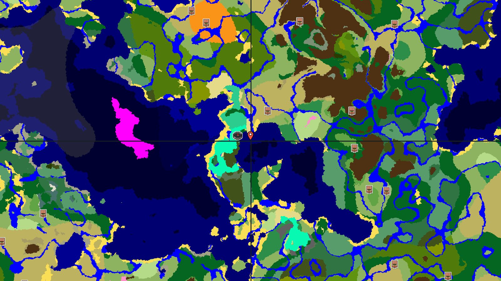 Mangrove Swamp Peninsula — Minecraft seed preview