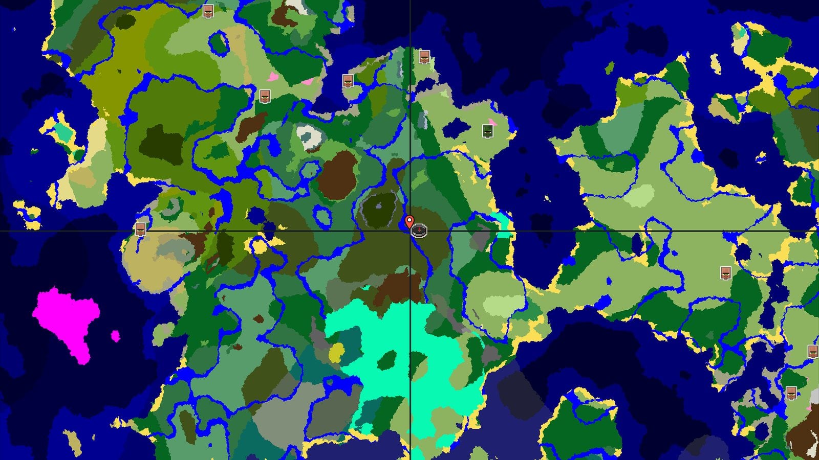 Dark Forest Spawn with Nearby Trial Chambers — Minecraft seed preview