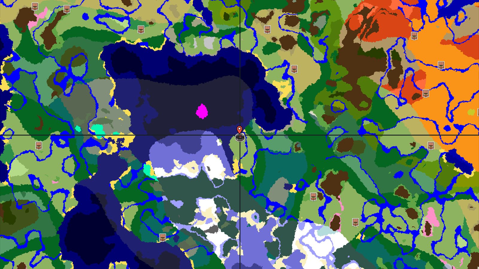 Spawn in Plains with a Mushroom Fields Island Nearby — Minecraft seed preview