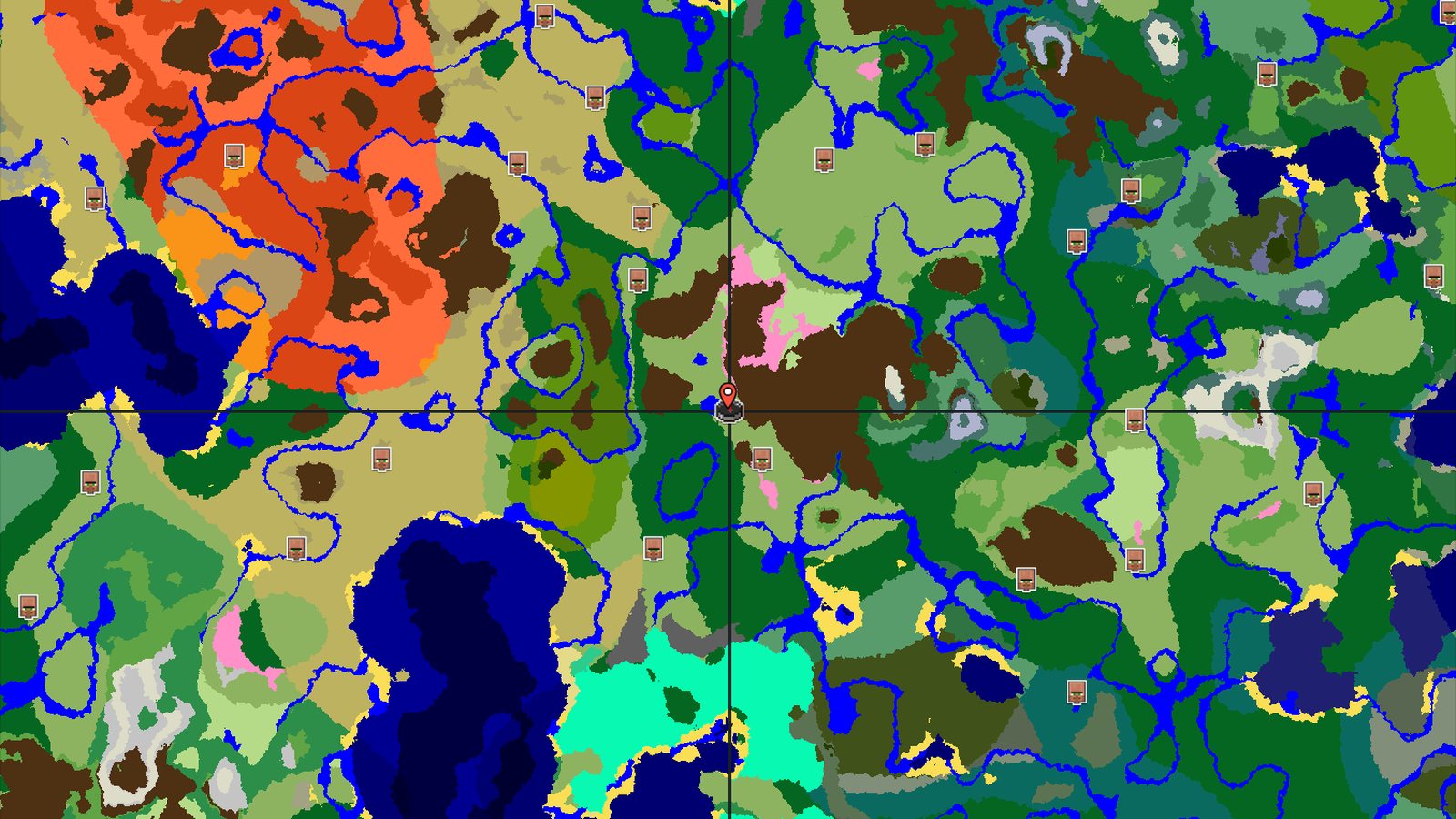 Cherry Blossom Valley with Nearby Trial Chambers — Minecraft seed preview