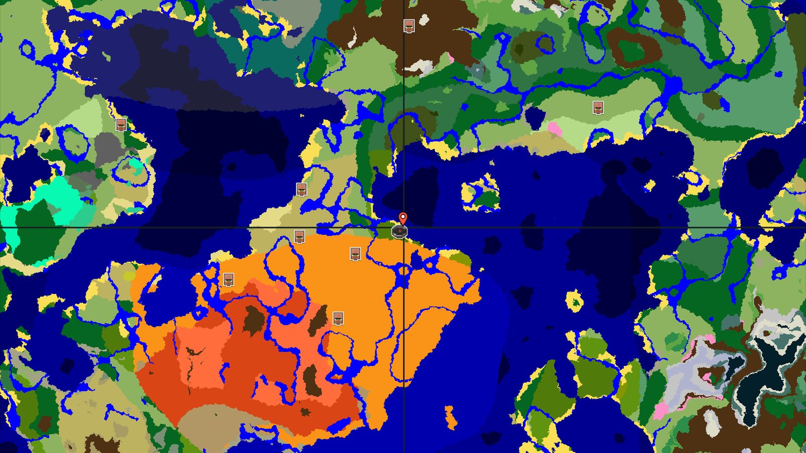 Jungle Spawn with Nearby Desert and Trial Chambers — Minecraft seed preview