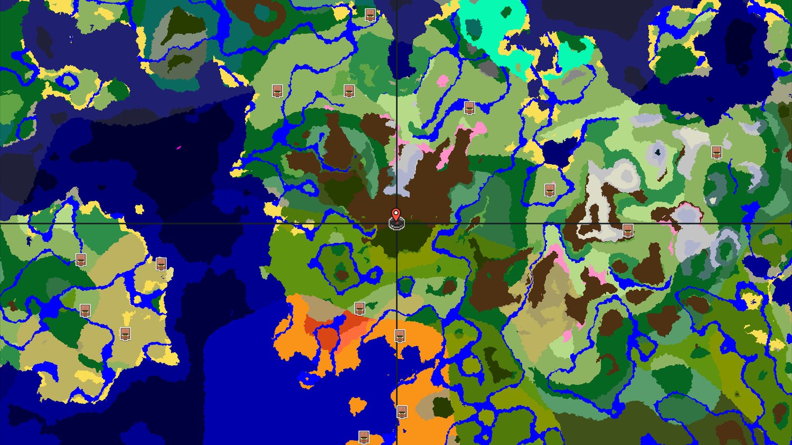 Jungle Spawn with Nearby Peaks and Ancient Secrets — Minecraft seed preview