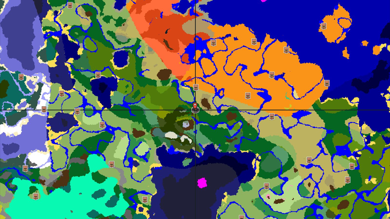 Spawn in a Forest with a Nearby Bamboo Jungle — Minecraft seed preview