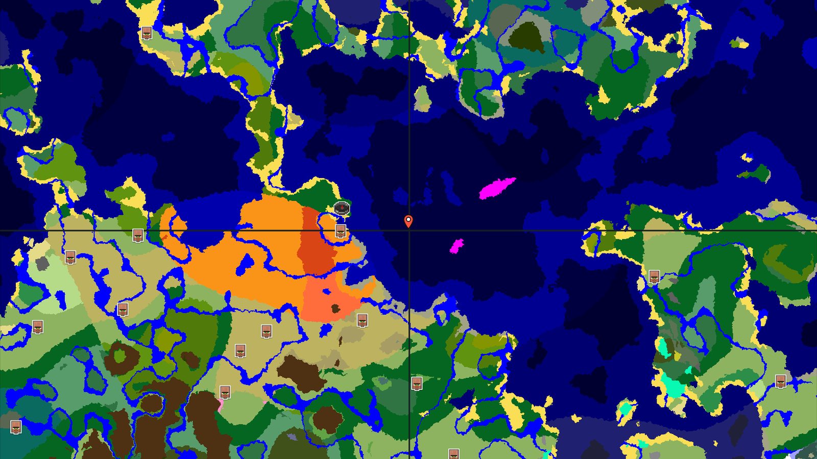 Spawn Near Eroded Badlands and Coastal Structures — Minecraft seed preview