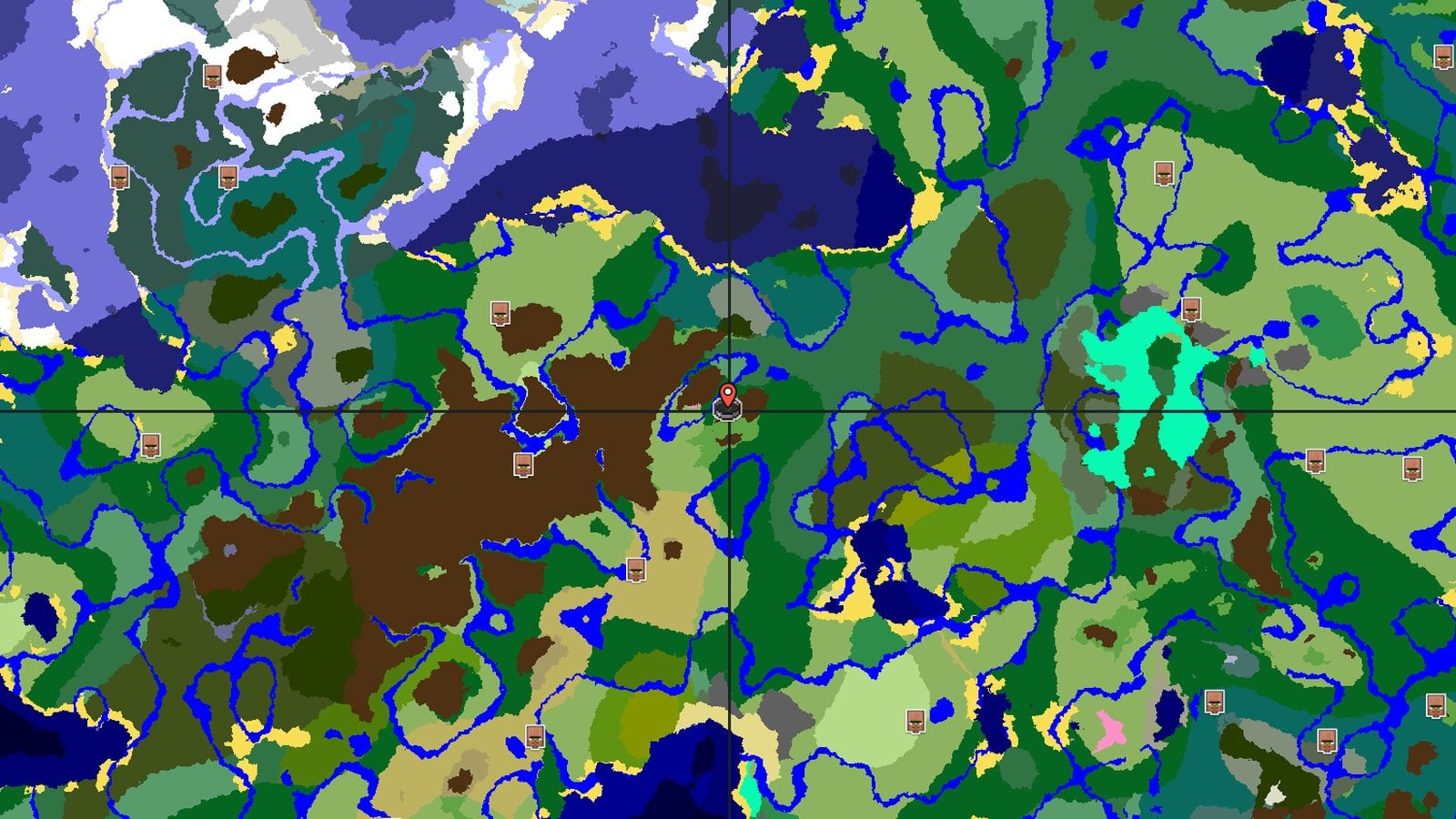 Meadow Spawn Near Trial Chambers and Woodland Mansion — Minecraft seed preview