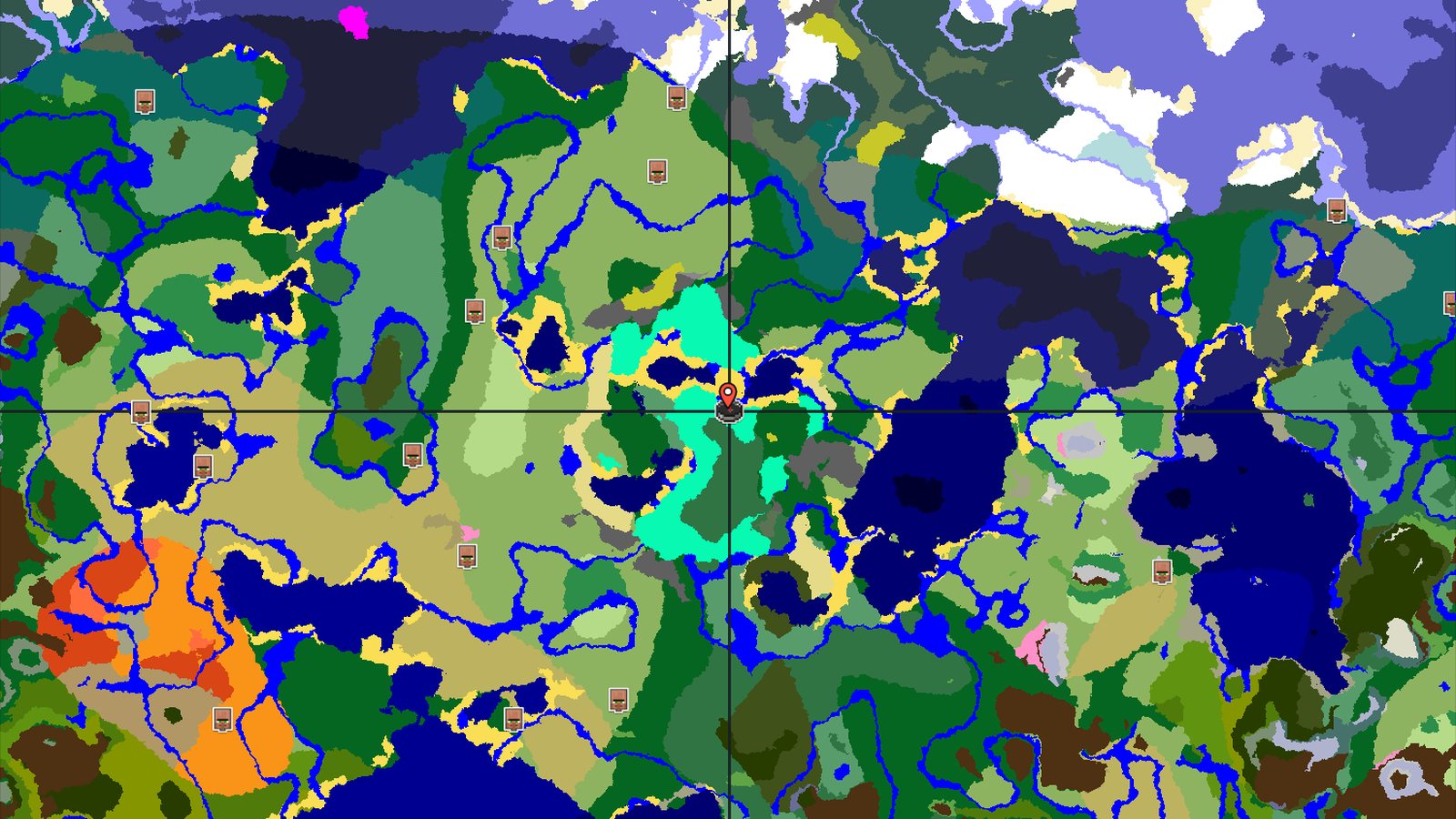 Swamp Spawn with Nearby Structures and Lush Caves — Minecraft seed preview