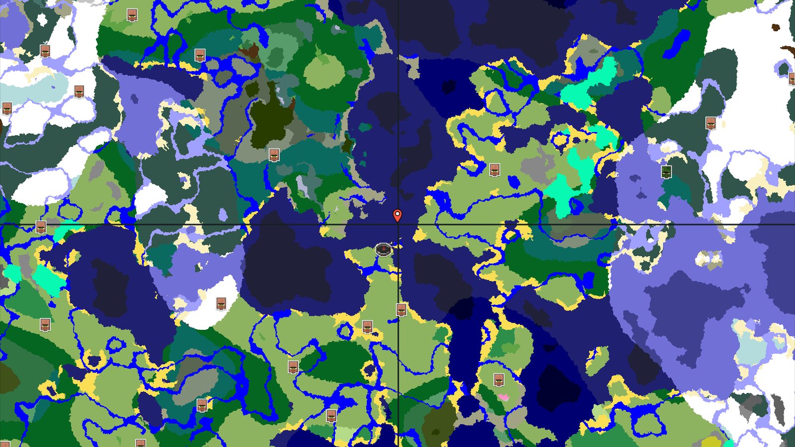 Ocean Ruins and Shipwreck at a Cold Ocean Coast — Minecraft seed preview