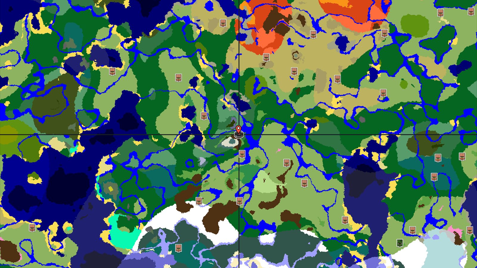 Birch Forest Spawn with Jagged Peaks Nearby — Minecraft seed preview