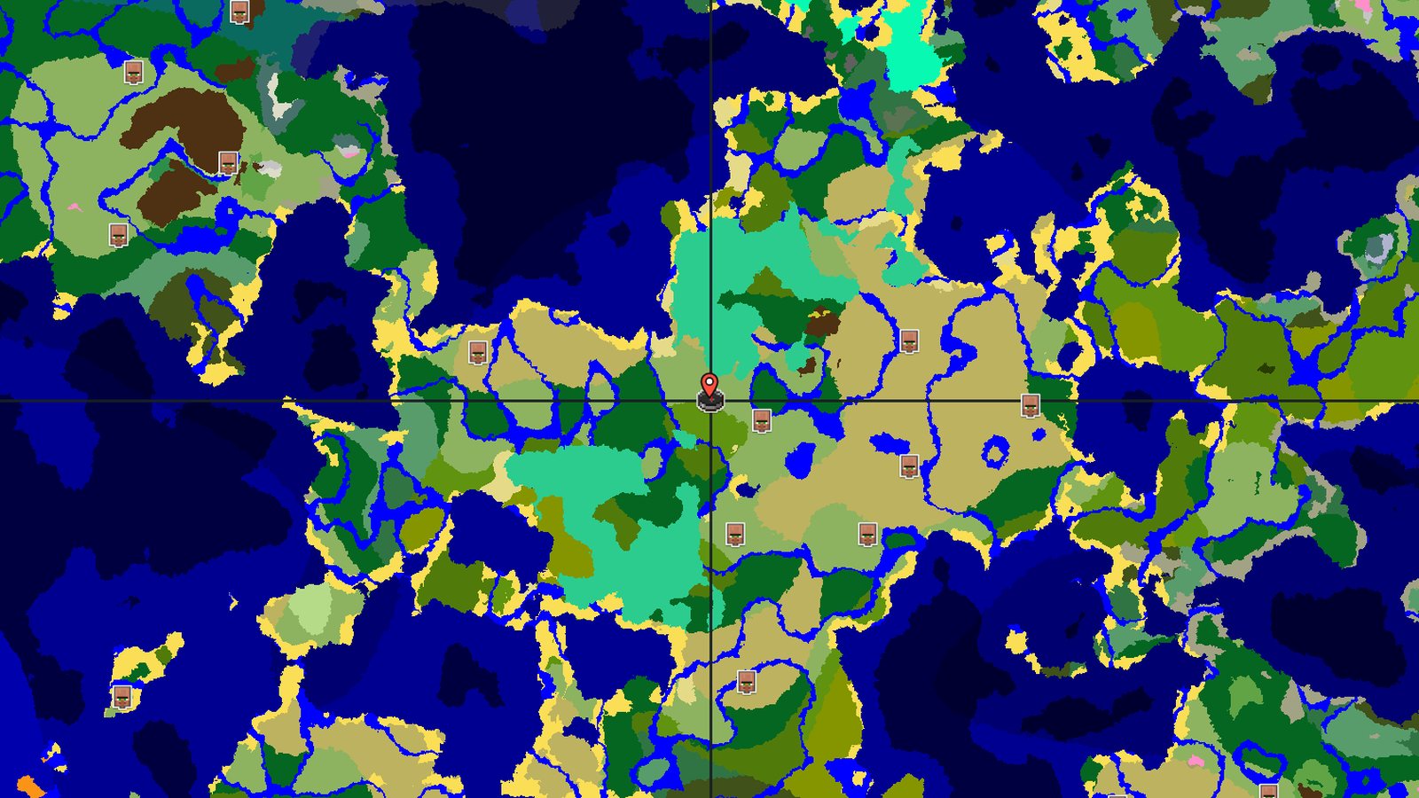 Mangrove Swamp with a Village and Jungle — Minecraft seed preview
