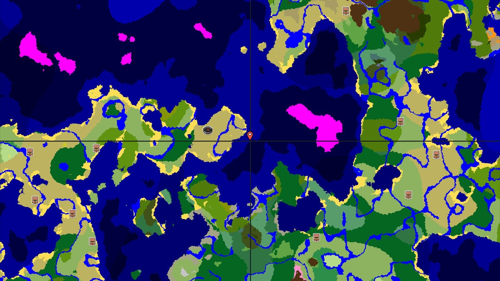 Savanna Spawn with Mushroom Fields Nearby — Minecraft seed preview