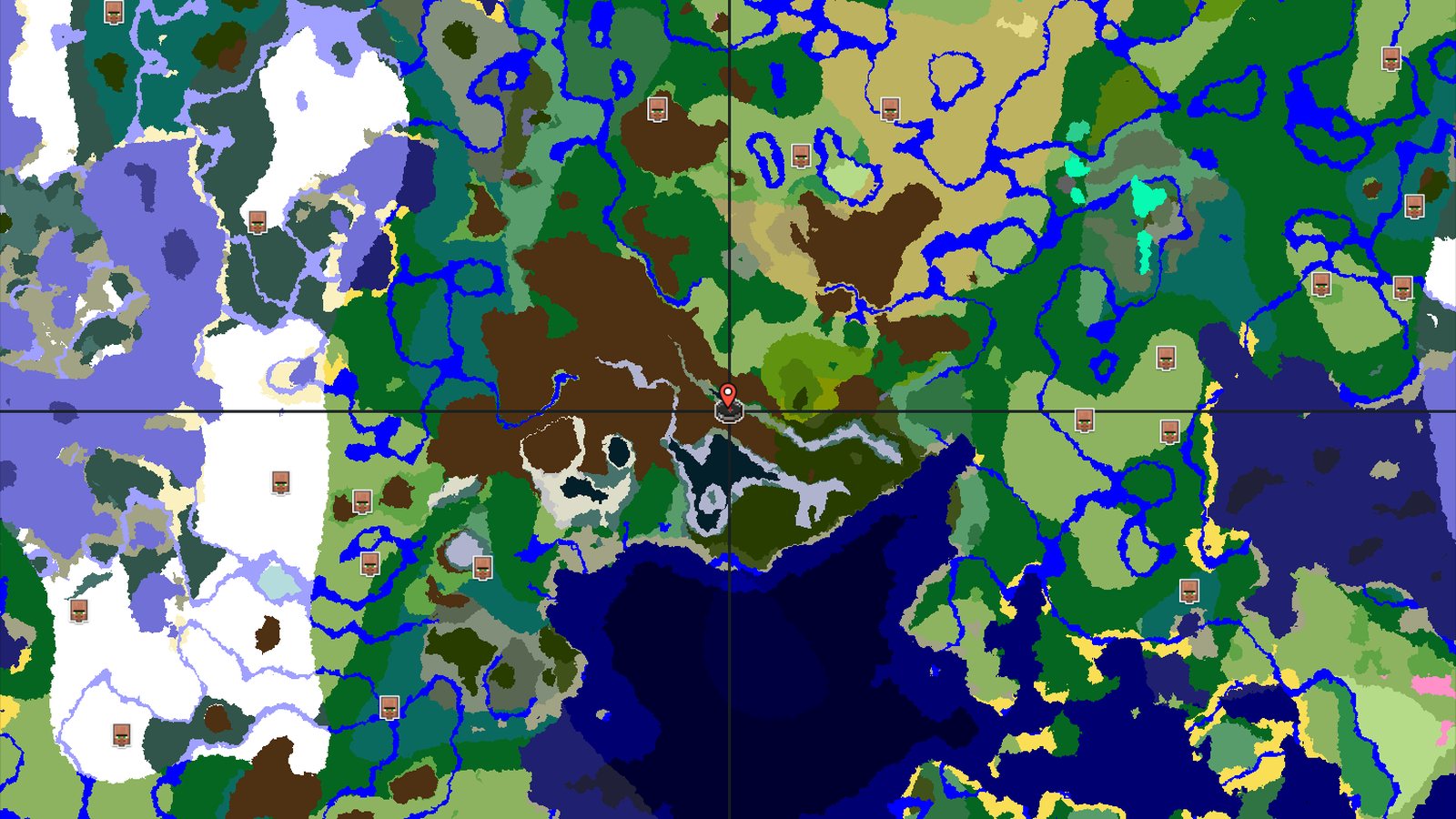 A Mountainous Start with Nearby Jungles and Peaks — Minecraft seed preview