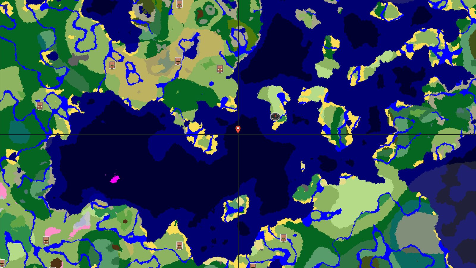 Sunflower Plains Spawn with a Nearby Flower Forest — Minecraft seed preview