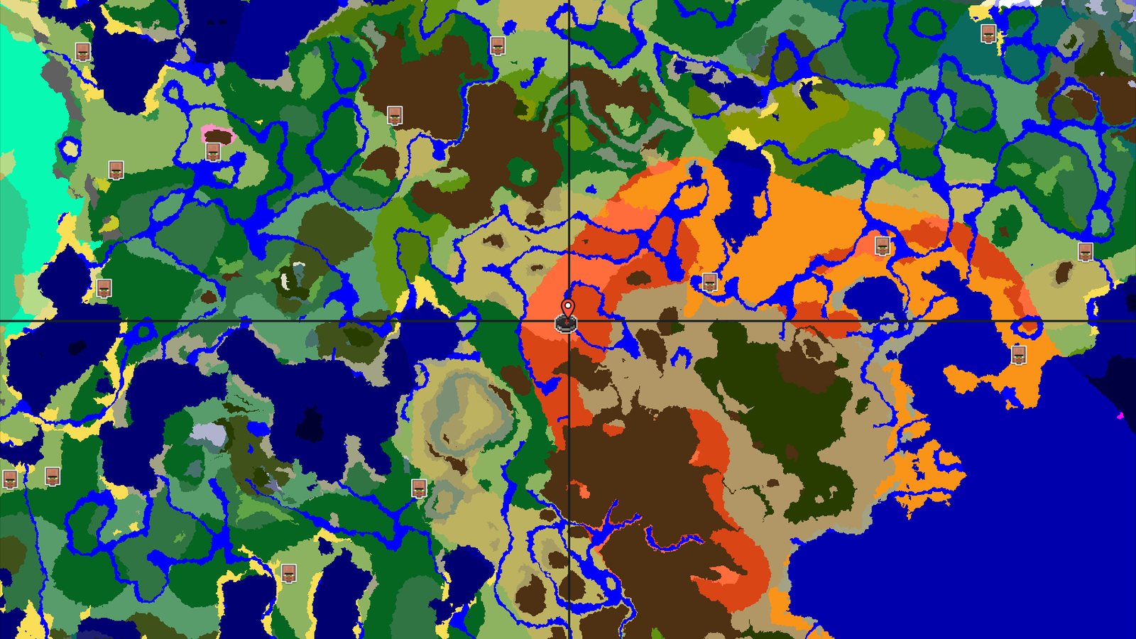 Eroded Badlands Spawn with Nearby Trial Chambers — Minecraft seed preview