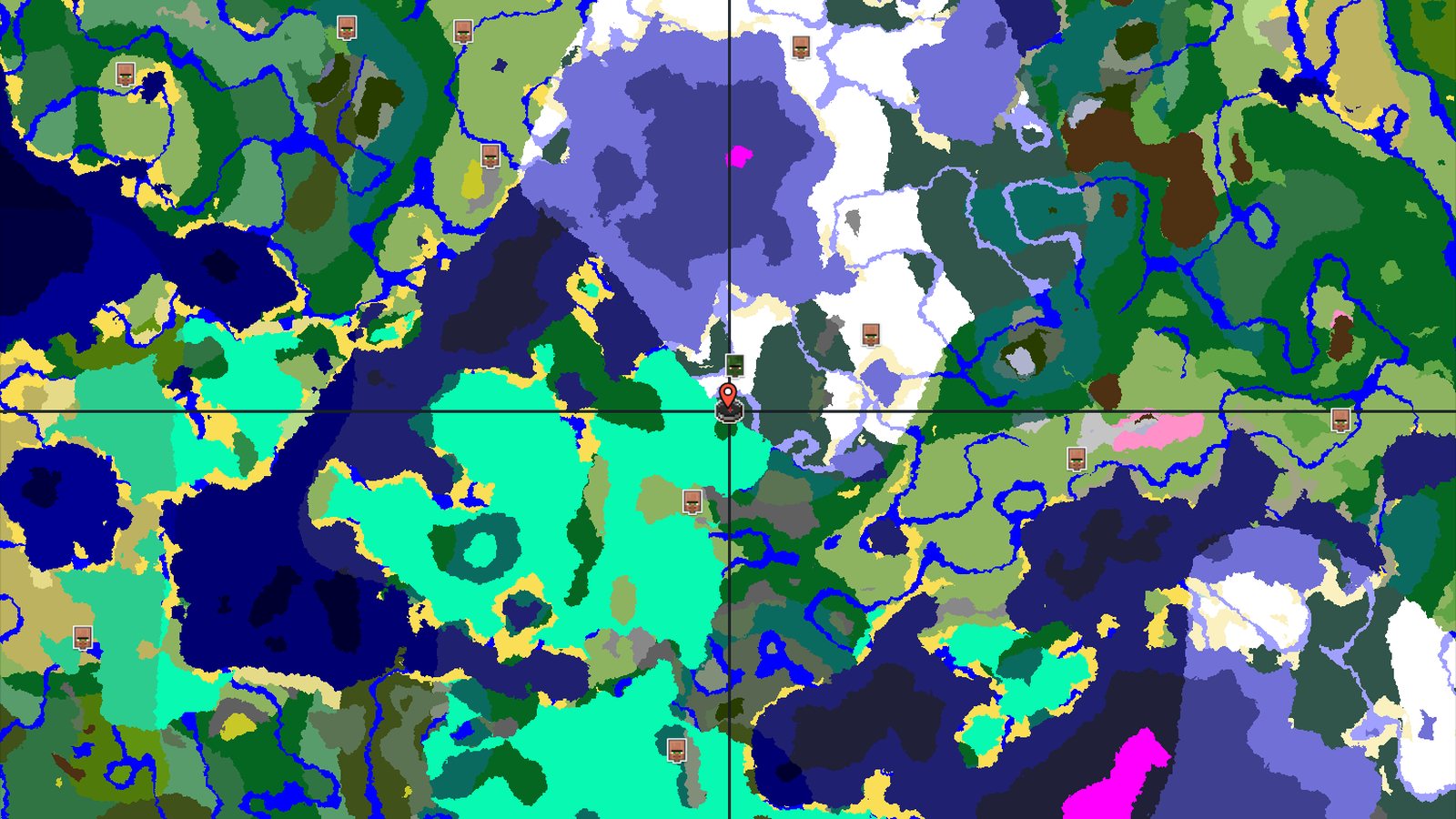 Abandoned Village Near Taiga Spawn — Minecraft seed preview