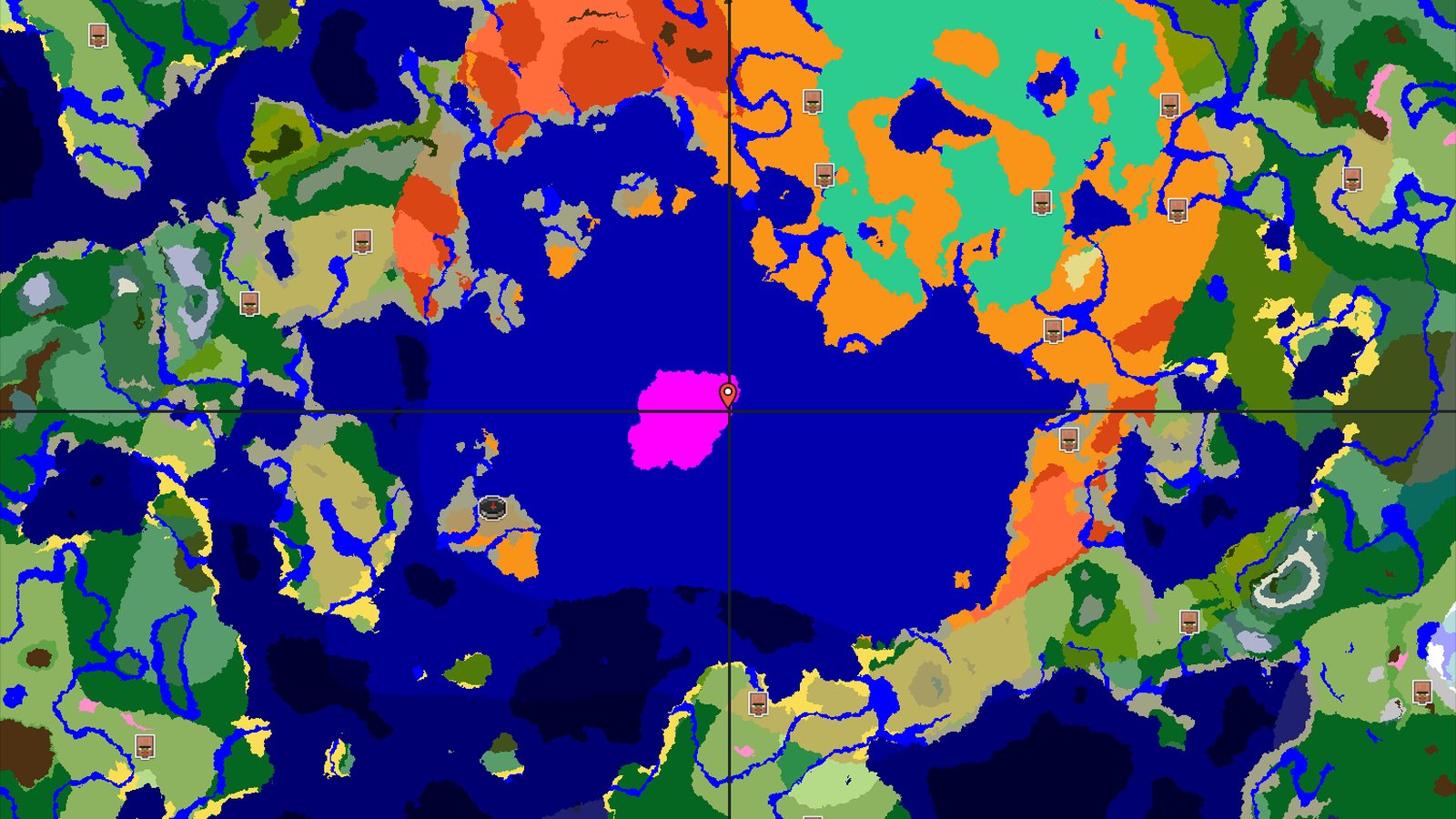 Mushroom Fields Island in a Warm Ocean — Minecraft seed preview