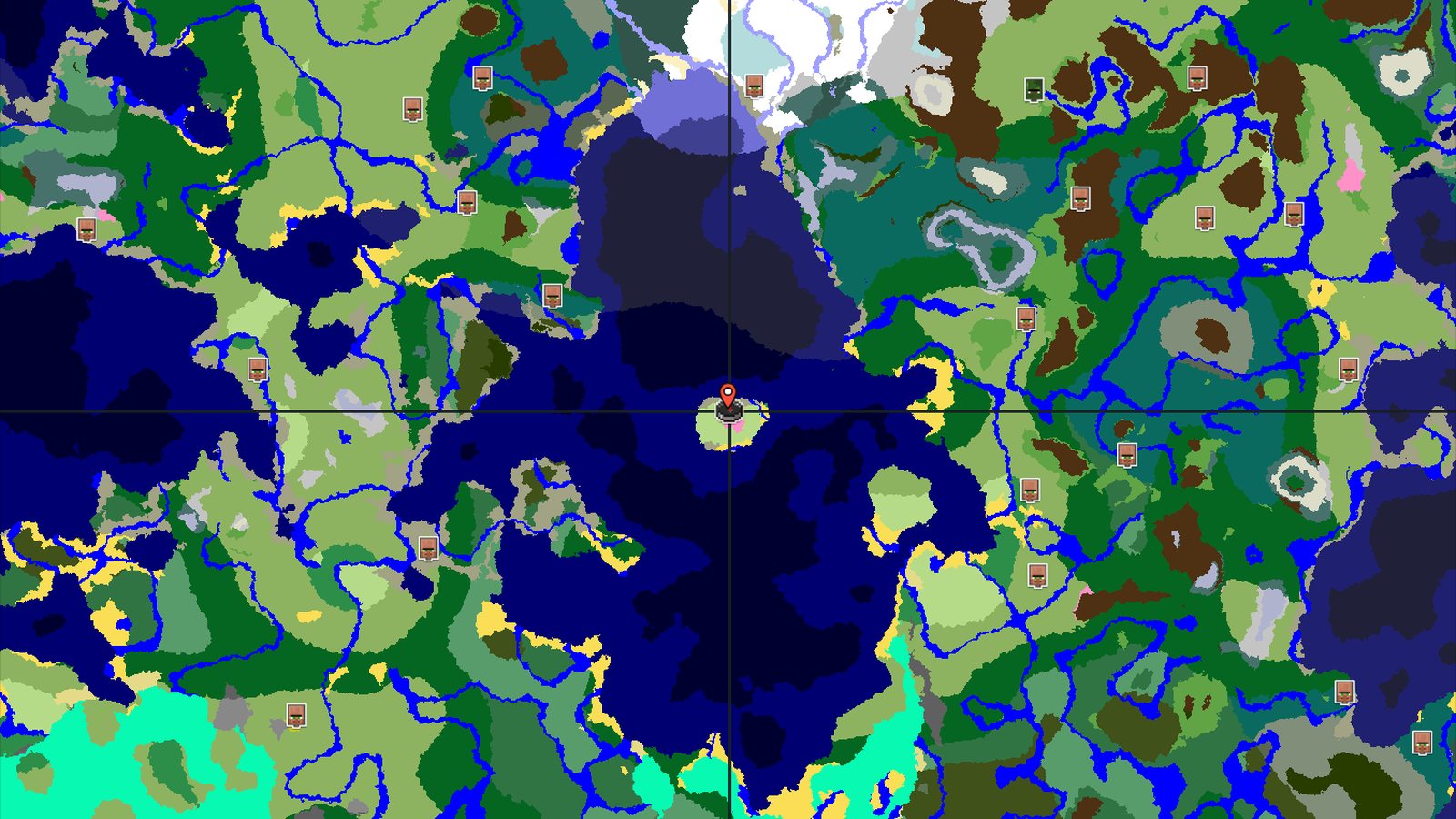 Island Start with a Nearby Mineshaft and Cherry Grove — Minecraft seed preview