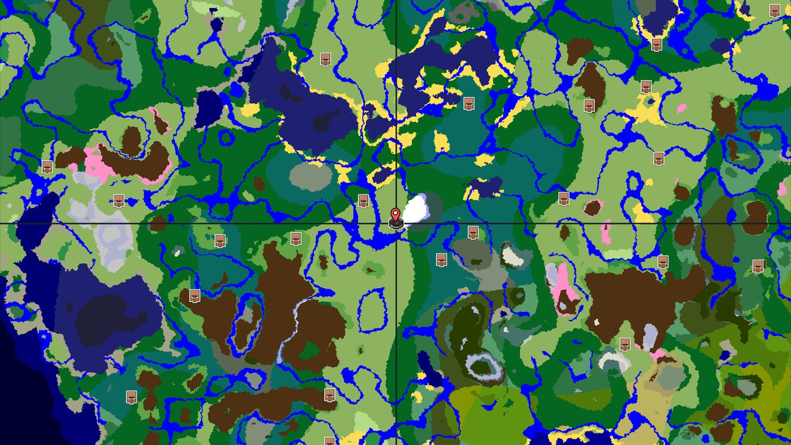 A Modest Start, with Nearby Ice and Chambers — Minecraft seed preview