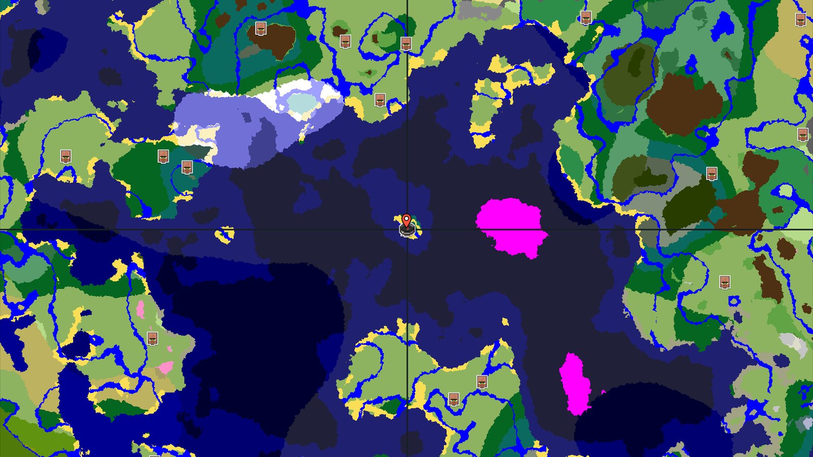 A Taiga Island Start with Nearby Village — Minecraft seed preview