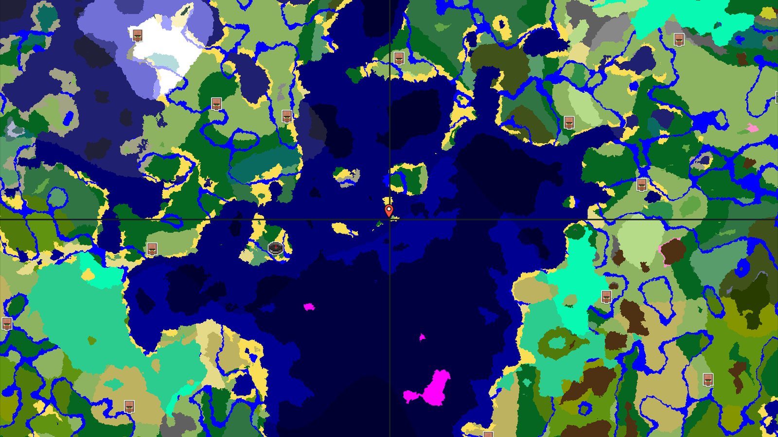 Island Start with Nearby Ocean Adventures — Minecraft seed preview