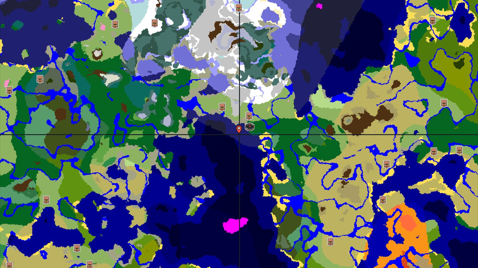 Forest Spawn with a Nearby Village and Ocean Views — Minecraft seed preview
