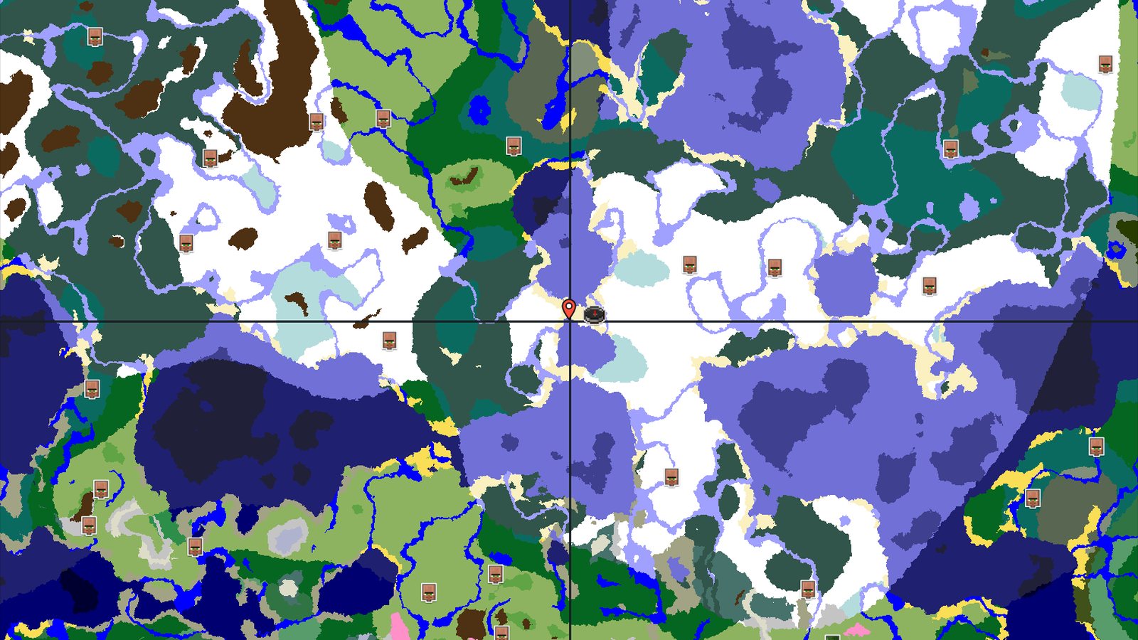 Ice Spikes Near Spawn Amidst Frozen Lands — Minecraft seed preview